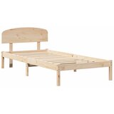  Krevetna konstrukcija Prirodna 80 x 200 cm Čvrsto borovo drvo | shoptok.hr