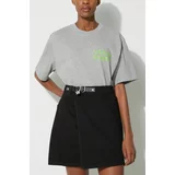 JW Anderson Traper suknja boja: crna, mini, ravna, DK0015.PG1334