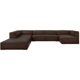 Windsor & Co Sofas Temno rjava usnjena kotna zofa (levi kot) Madame - Windsor & Co Sofas Cene