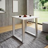 MID.YOU jedilna miza xona, bela, srebrna | Shoptok.si
