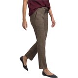 Street One Hlače Bonny MW L28 Woven Check 381382 Kostanjeva Cene