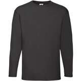 Fruit Of The Loom Valueweight Men's Black Long Sleeve T-Shirt Cene