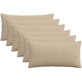  Presvlaka za jastuk 6 pcs ALMELO Sivosmeđa 40 x 70 cm Kord | shoptok.hr