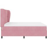  Krevet s opruga kutije Ružičasta 200 x 180 cm Baršun | shoptok.hr