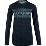 Endurance Women's T-Shirt Yalia Seamless Wool Print LS Baselayer navy blue, L/XL | shoptok.hr
