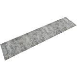 vidaXL Kuhinjska preproga pralna beton 60x300 cm žamet Cene