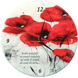 Poklon Dobra Ideja Zidni sat - Dobri prijatelji su poput zvijezda | shoptok.hr