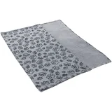Smartpet odeja iz mikrovlaken Pawzzz - D 200 x Š 150 cm (svetlo siva/črna)