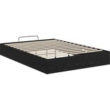  Otomanski krevet s pohranom Crni Hrast 203 x 120 x 25 cm | shoptok.hr