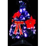  Svjetlovodno božićno drvce 64 cm 12 LED lampica Višebojno PVC | shoptok.hr
