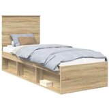 Okvir za krevet s uzglavljem Sonoma hrast 75 x 190 cm | shoptok.hr