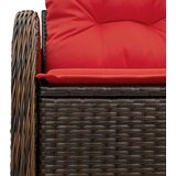  Vrtni kauč s jastukom 121 x 62 x 69 cm poliratan | shoptok.hr