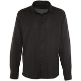 Trendyol Black Men's Slim Fit Basic Oxford Cene'.'