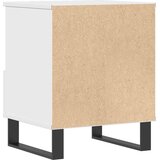  Noćni ormarić bijeli 40 x 35 x 50 cm od konstruiranog drva | shoptok.hr