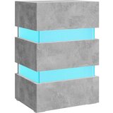 Maison Chic LED Nočna omarica - Nočna miza betonsko siva 45x35x67 cm inženirski les, (21687761) Cene