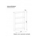Hanah home polica za knjige cella - white | ePonuda.com