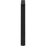 vidaXL noge kavne mizice a-oblika 2 kosa črna 90x(72-73) cm jeklo | Shoptok.si