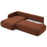 Makamii Sklopiva kutna garnitura boja terakote (s lijevim kutom/s ležaljkom) Hale – | shoptok.hr