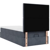  Okvir kreveta s madracima tamnosivi 90x200cm baršunasti | shoptok.hr