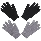 rokavice 5 prstov HIGHLAND JR U črna UNI