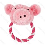 nobleza igračka za pse Plush toys Cotton rope Pig 16cm Cene