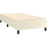  Okvir za krevet s oprugom krem 80 x 200 cm od umjetne kože | shoptok.hr