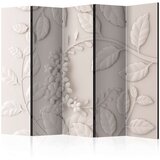  Paravan u 5 dijelova - Paper Flowers (Cream) II [Room Dividers] 225x172 Cijene