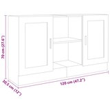  Komoda boja hrasta sonome 120 x 30,5 x 70 konstruiranog drvo | shoptok.hr