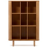 Kave Home Ormarić u dekoru jasena s kliznim vratima u prirodnoj boji 110x160x40 cm Mailen – | shoptok.hr
