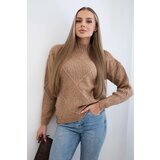 Kesi Sweater over the head made of Camel diamonds | shoptok.hr