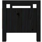  Klop za predsobo črna 80x40x43 cm trdna borovina, (20766945) | Shoptok.si