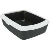 Pijesak WC posoda za mačke 37x15x48 cm siva | Shoptok.si
