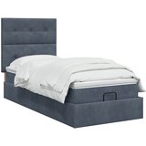  Podesivi krevet s madracem Tamnosiva 90 x 200 cm Baršun | shoptok.hr