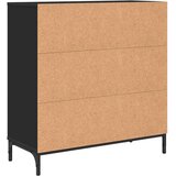 vidaXL Ormarić / Komoda Crna 79,5 x 33 x 82 cm Konstruirano drvo | shoptok.hr