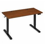  Električni radni stol 140x60 cm, podesiva visina 72-118 cm, tamni hrast ModernHome Slike