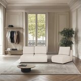 Rodier Kremno bela sedežna garnitura iz tkanine bouclé 164 cm Mirel – | Shoptok.si