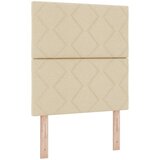  Krevet s madracem i skladištem Krem 100 x 200 cm tkanina | shoptok.hr