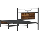  Okvir kreveta bez madraca dimljena boja hrasta 80x200 cm drveni | shoptok.hr