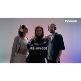 Panasonic RB-HF630BE-K črne brezžične naglavne slušalke | Shoptok.si