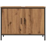 vidaXL Omarica za umivalnik artisan hrast 80x30x60 cm inž. les | Shoptok.si
