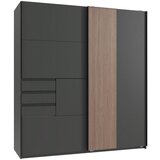 Hom`in OMARA Z DRSNIMI VRATI, rjava, barve grafita | Shoptok.si
