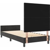  Krevet s opruga kutije s uzglavljem Crna 80 x 200 cm Baršun | shoptok.hr
