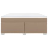 Krevet box spring s madracem cappuccino 180x200 cm umjetna koža | shoptok.hr