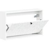  Ormar za cipele na zidu DELFT 71 x 17 x 43 cm Konstruirano drvo - Bijela visokog sjaja | shoptok.hr
