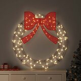  Vijenac s 80 LED svjetlima Topla bijela 91 x 91 x 9 cm PET | shoptok.hr