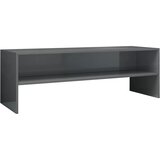 Furnova TV omarica visok sijaj siva 120x40x40 cm iverna plošča, (21922796) | Shoptok.si
