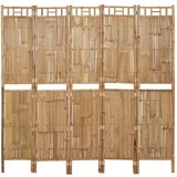 Furnova Paravan 5-delni iz bambusa 200x180 cm, (21929727) Cene