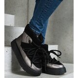  Black platform snow boots insulated with fur Sapphi | ePonuda.com