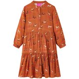  Dječja haljina boja konjaka 104 | shoptok.hr