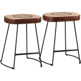  Barski stolci 2 kom tamnosmeđi 40 x 29 5 x 53 cm | shoptok.hr